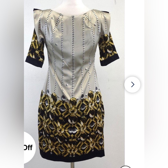 Yoana Baraschi 100% silk Jewel motif dress - Picture 3 of 6